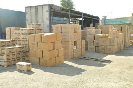 کشف محموله 15 ميلياردي قاچاق پارچه در قم