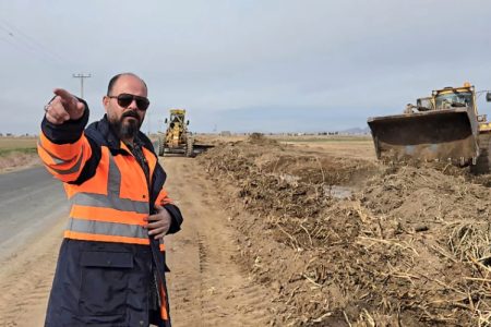 ایمن سازی محور روستایی ملک قلعه بخش مرکزی شهرستان  قم