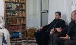 تجدید میثاق قهرمان پرافتخار ورزش‌های قدرتی ایران با آرمان‌های انقلاب اسلامی در دیدار با آیت‌الله شریفی اشکوری